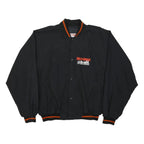 HARLEY DAVIDSON Mens Black 2XL New York City Collar Jacket Sweatshirt Motorsport