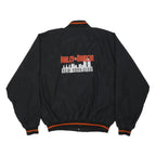 HARLEY DAVIDSON Mens Black 2XL New York City Collar Jacket Sweatshirt Motorsport