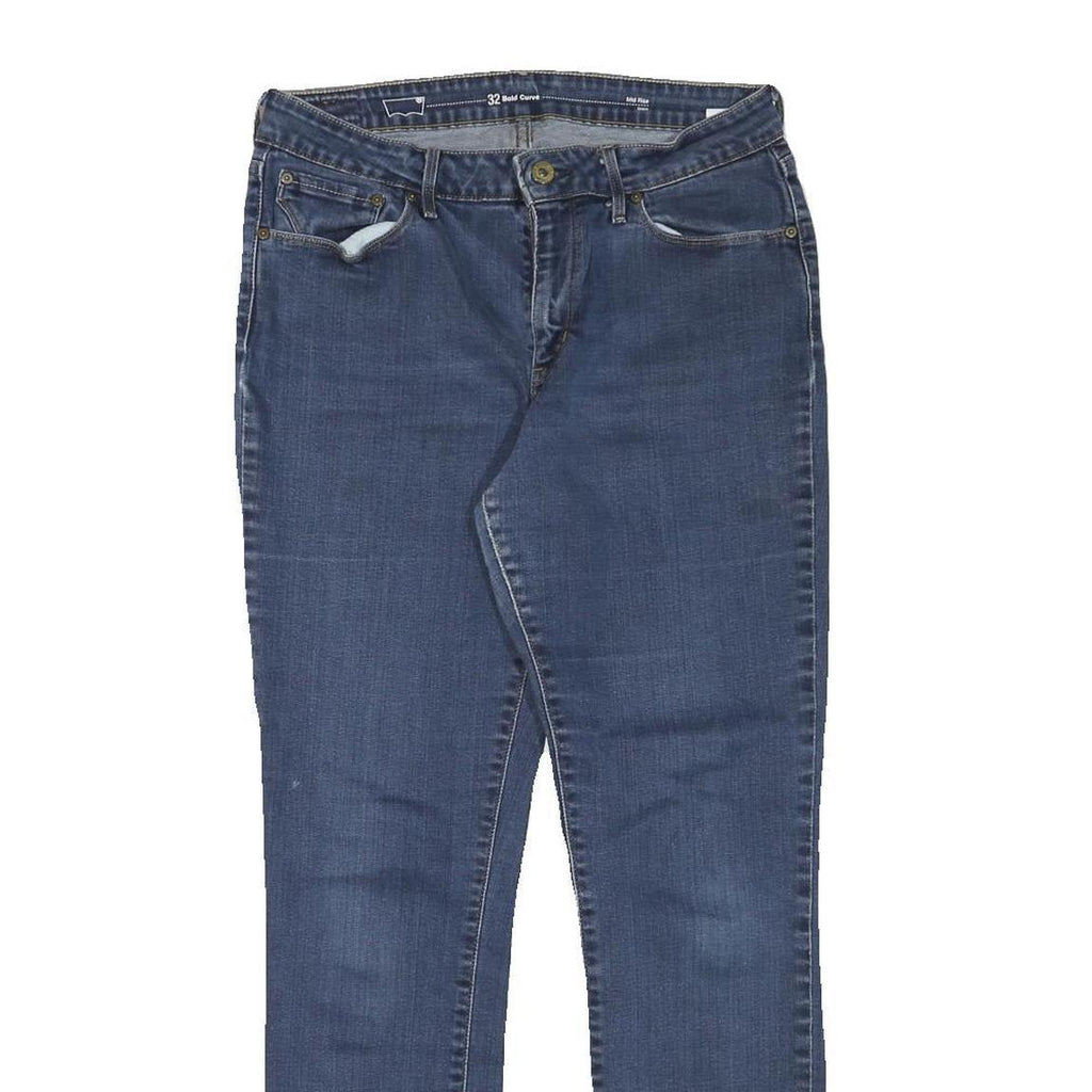 LEVI'S Womens Jeans Blue Slim Skinny Denim Medium W28 L29 Classic Zip