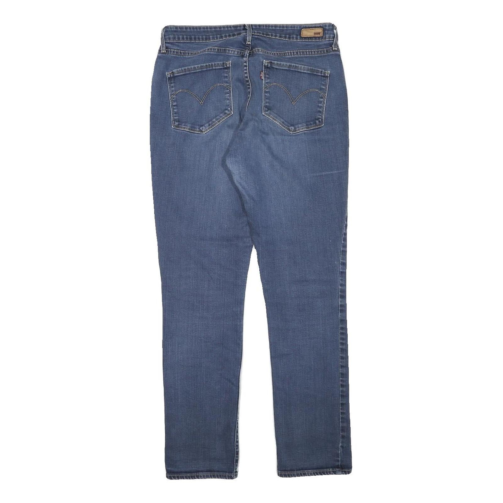 LEVI'S Womens Jeans Blue Slim Skinny Denim Medium W28 L29 Classic Zip