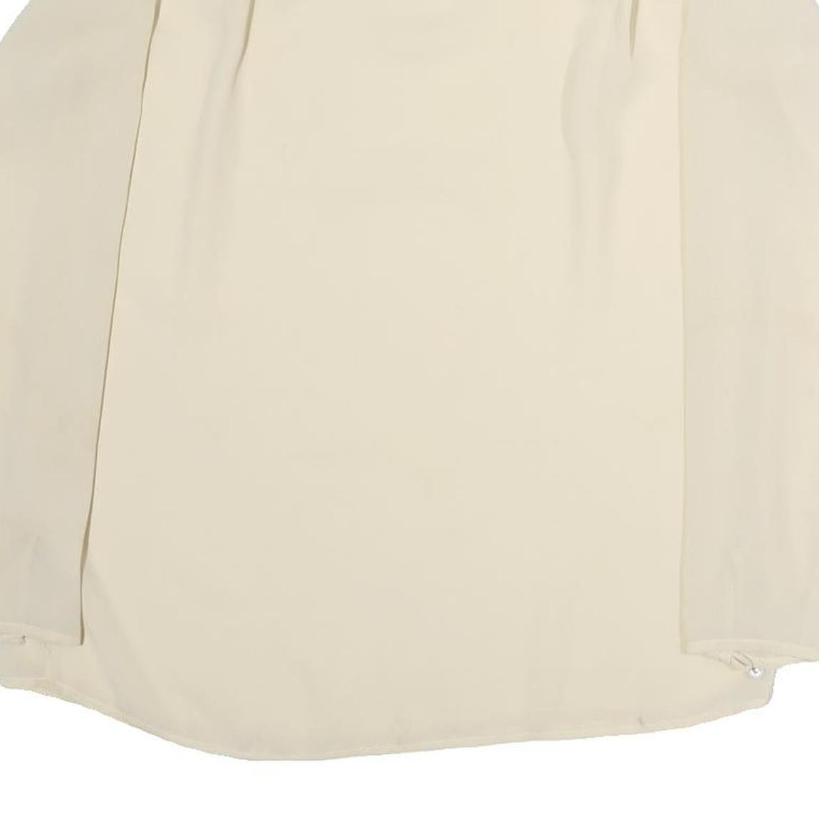 REGINA PORTERHOUSE Womens Cream Printed Long Sleeve Round Neck Top M Stylish