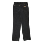 WRANGLER Mens Black Regular Denim Jeans W30 L32 Classic Zip Denim Pants