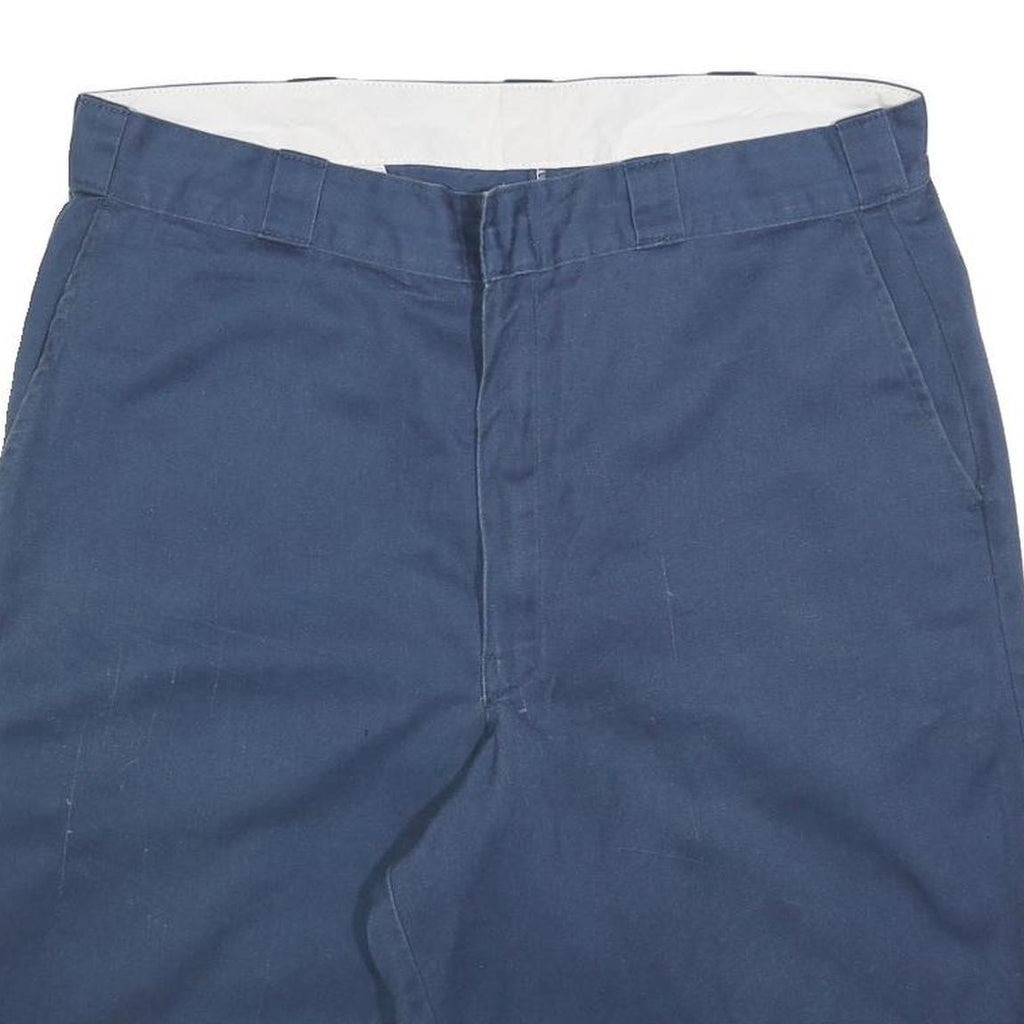 DICKIES Mens Shorts Blue Casual XL W38 Workwear Cotton Blend Straight Fit