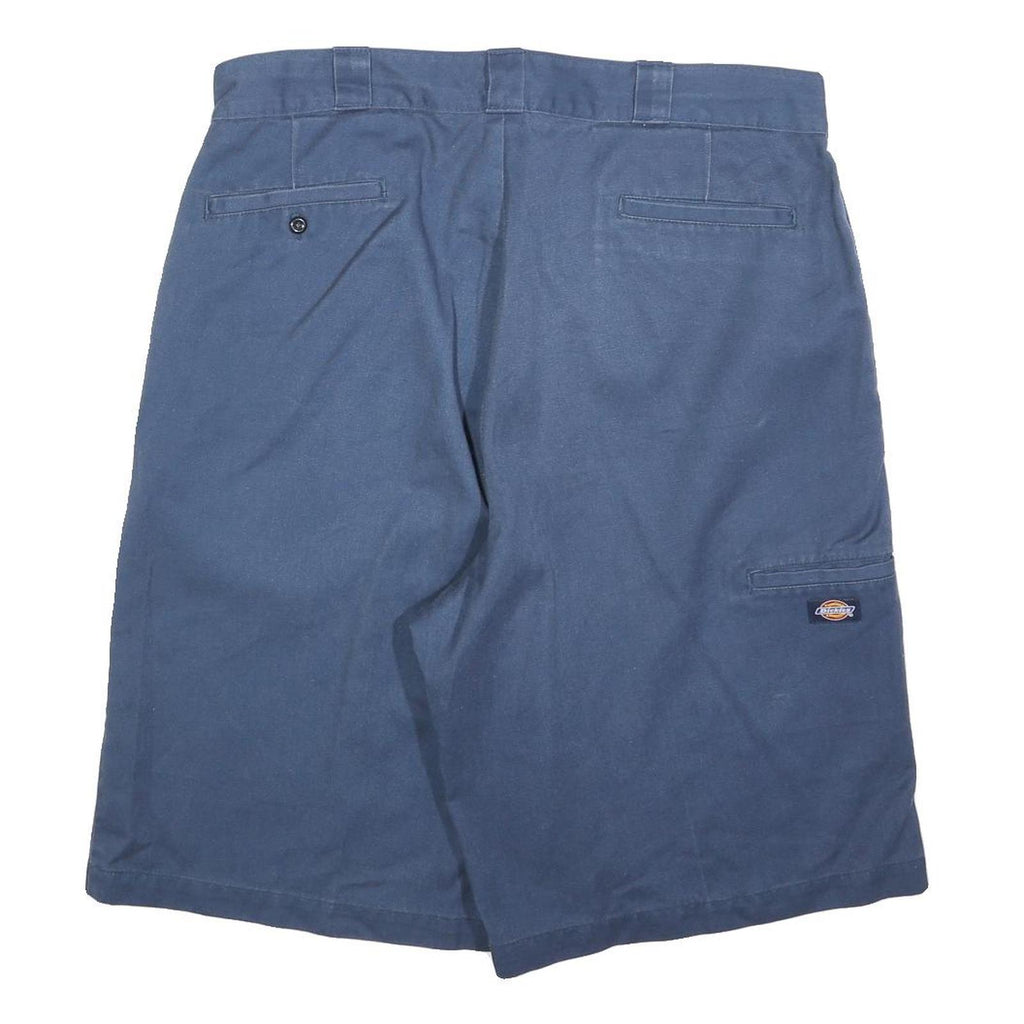 DICKIES Mens Shorts Blue Casual XL W38 Workwear Cotton Blend Straight Fit