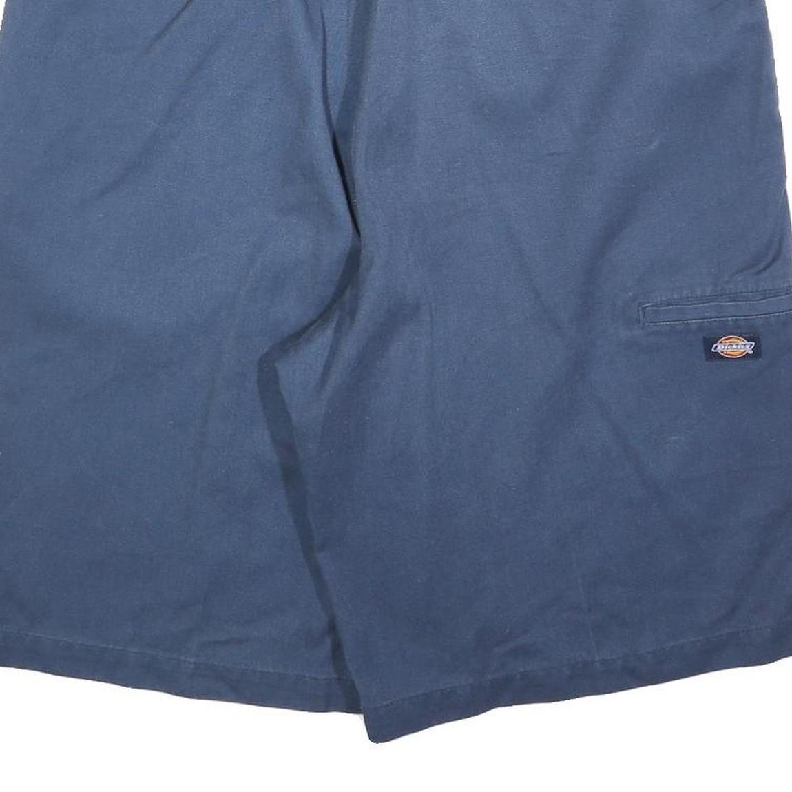 DICKIES Mens Shorts Blue Casual XL W38 Workwear Cotton Blend Straight Fit