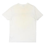 ELLESSE Mens White Navy & Orange Graphic T-Shirt L Short Sleeve Crew Neck Casual