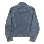 LEVI'S Womens Blue Denim Button Jacket S Cotton Classic Casual Lightweight