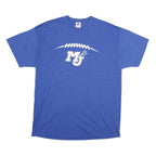 RUSSELL ATHLETIC Mens Blue MJ Graphic T-Shirt XL Short Sleeve Crew Neck Cotton