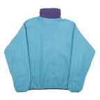 COLUMBIA Womens Blue & Purple Fleece Jacket L Polyester Blend Zip Casual Outdoor