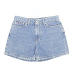 TOMMY HILFIGER Womens Shorts Blue Denim Casual M W29 Classic Cotton Blend