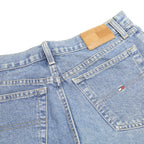 TOMMY HILFIGER Womens Shorts Blue Denim Casual M W29 Classic Cotton Blend