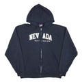 CHAMPION Mens Navy Blue Nevada Wolf Pack 1874 Full Zip Hoodie XL Cotton Blend