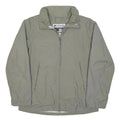 COLUMBIA Womens Beige Lightweight Jacket L Nylon Plain Zip Outdoor Casual