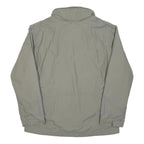 COLUMBIA Womens Beige Lightweight Jacket L Nylon Plain Zip Outdoor Casual