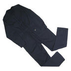 DICKIES Mens Navy Blue Dungarees Regular Fit Polyester Blend XL W44 L30 Workwear