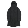 THE NORTH FACE Womens Black Nylon Outdoor Jacket S Zip Hooded Plain
