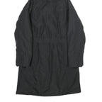 THE NORTH FACE Womens Black Nylon Outdoor Jacket S Zip Hooded Plain