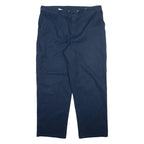 DICKIES Mens Trousers Blue Regular Straight W37 L29