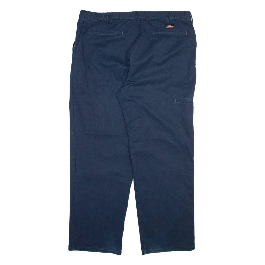 DICKIES Mens Trousers Blue Regular Straight W37 L29