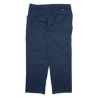 DICKIES Mens Trousers Blue Regular Straight W37 L29