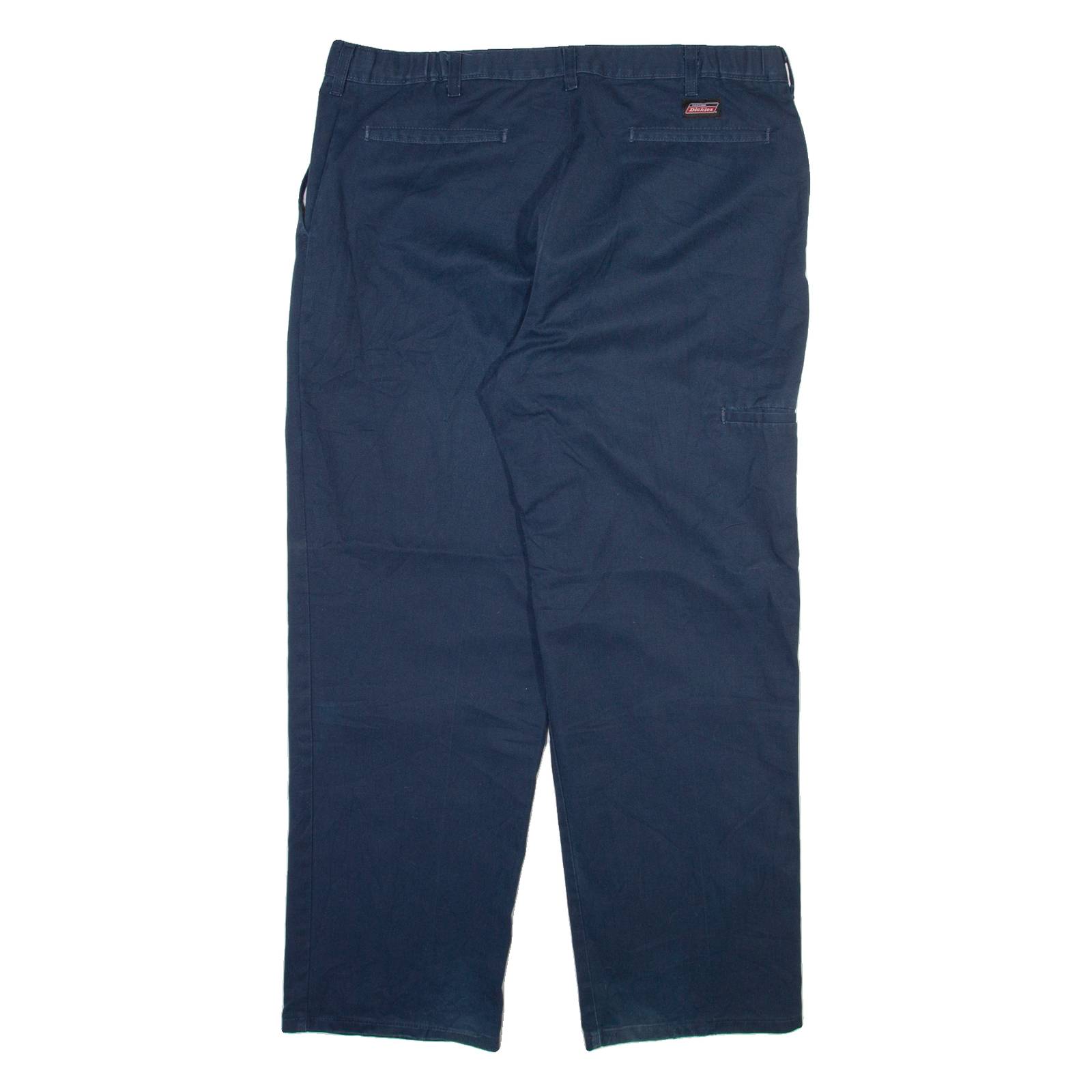 DICKIES Mens Trousers Blue Regular Straight W37 L29