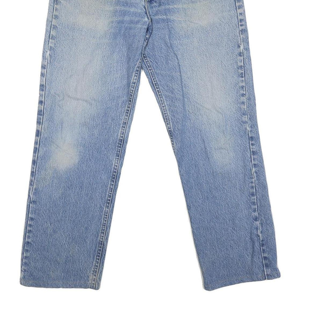 CARHARTT Mens Blue Regular Straight Denim Medium W34 L29 Jeans Zip Closure