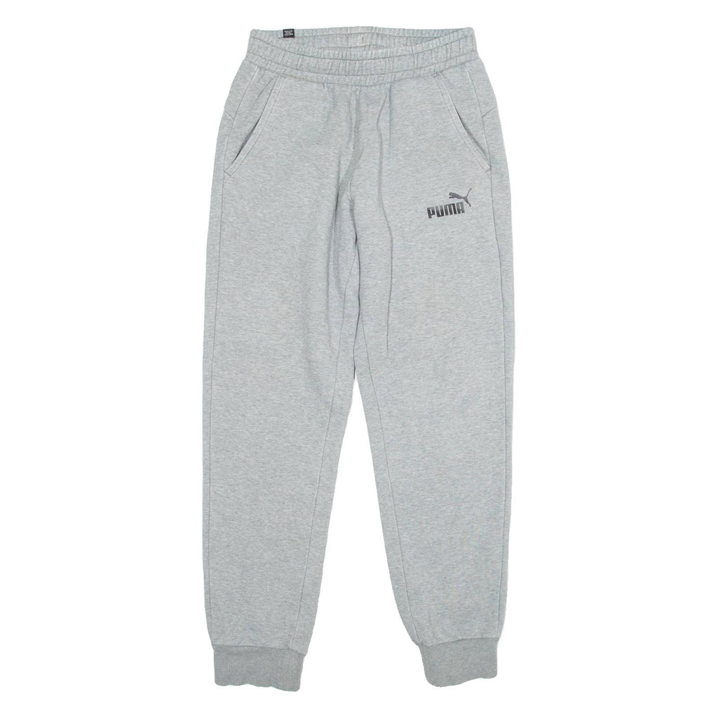 PUMA Mens Joggers Grey Tapered S W28 L28