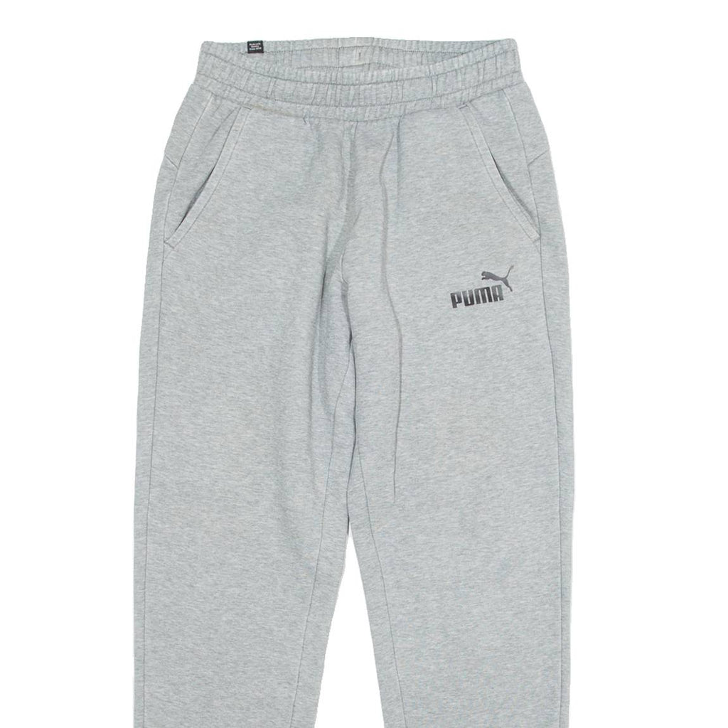 PUMA Mens Joggers Grey Tapered S W28 L28