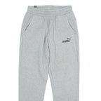 PUMA Mens Joggers Grey Tapered S W28 L28