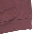 NIKE Mens Maroon Pullover Hoodie L Cotton Blend Drawstring Hood Casual