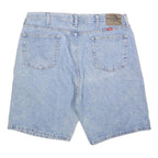 WRANGLER Mens Shorts Blue Denim XL W38 Classic Cotton Blend Button Fly