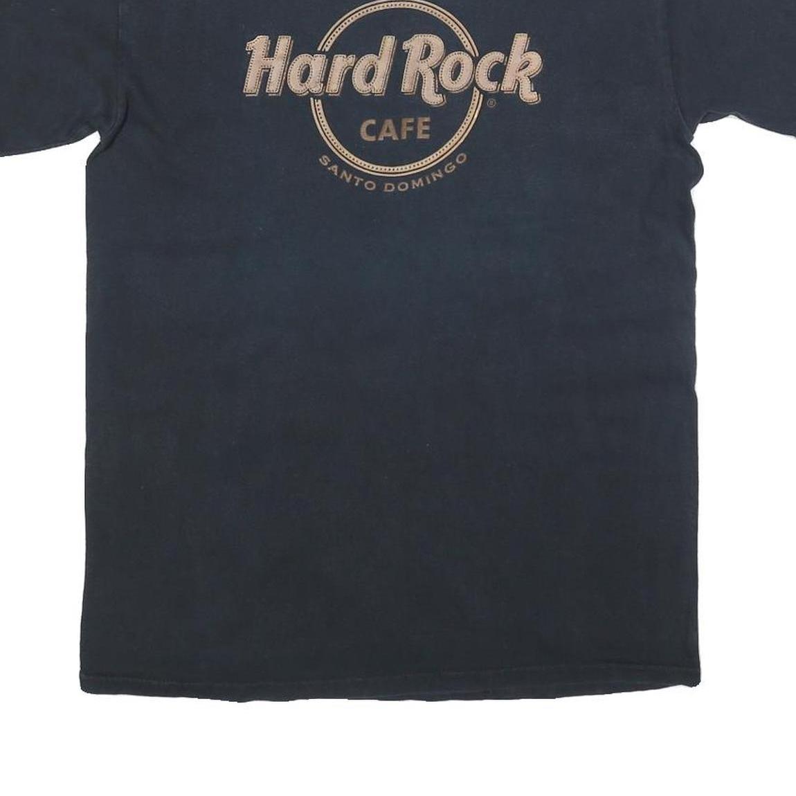 HARD ROCK CAFE Mens Black Santo Domingo Graphic T-Shirt M Short Sleeve Crew Neck