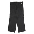 DICKIES Mens Black Regular Fit Straight Leg Trousers W33 L30 Durable Workwear