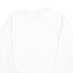 JERZEES Womens White Irish Grandmoms Crew Neck L Sweatshirt Cotton Blend