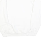 JERZEES Womens White Irish Grandmoms Crew Neck L Sweatshirt Cotton Blend