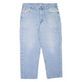CARHARTT Workwear Mens Jeans Blue Relaxed Tapered Stone Wash W37 L30