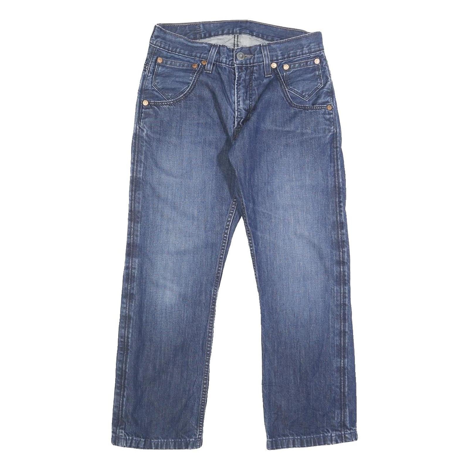 LEVIS 514 Mens Jeans Blue Slim Straight Denim Medium W29 L25 Classic Style