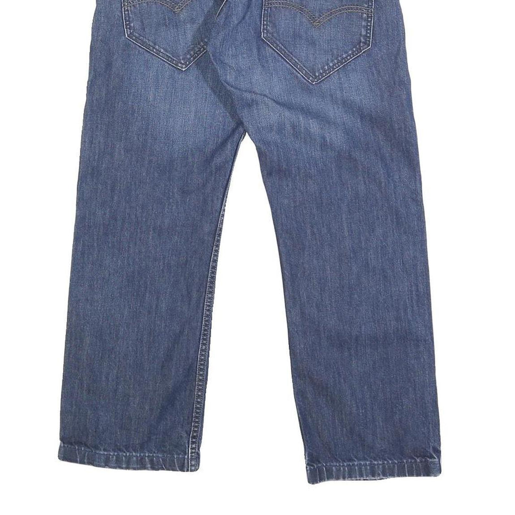 LEVIS 514 Mens Jeans Blue Slim Straight Denim Medium W29 L25 Classic Style
