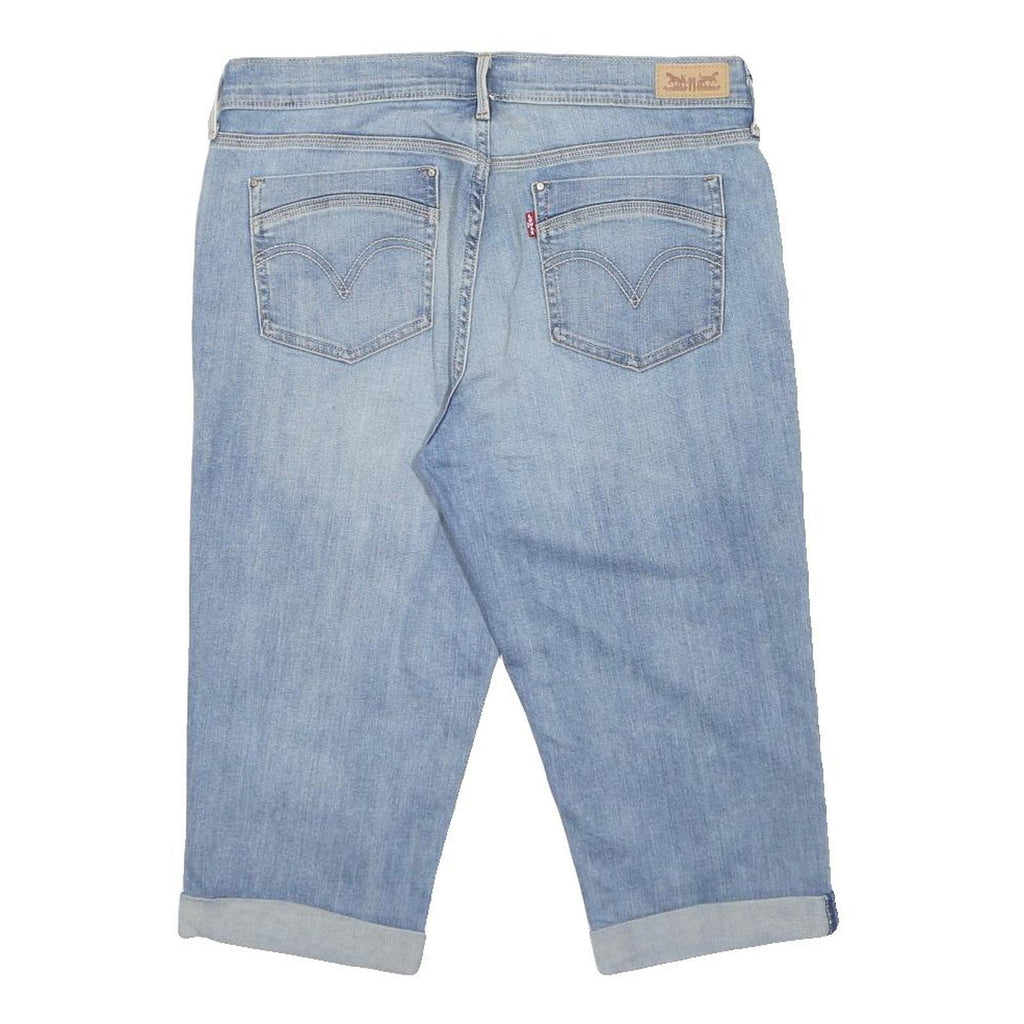 LEVIS Mens Shorts Blue Denim Casual M W32 Classic Cotton Blend Cuffed