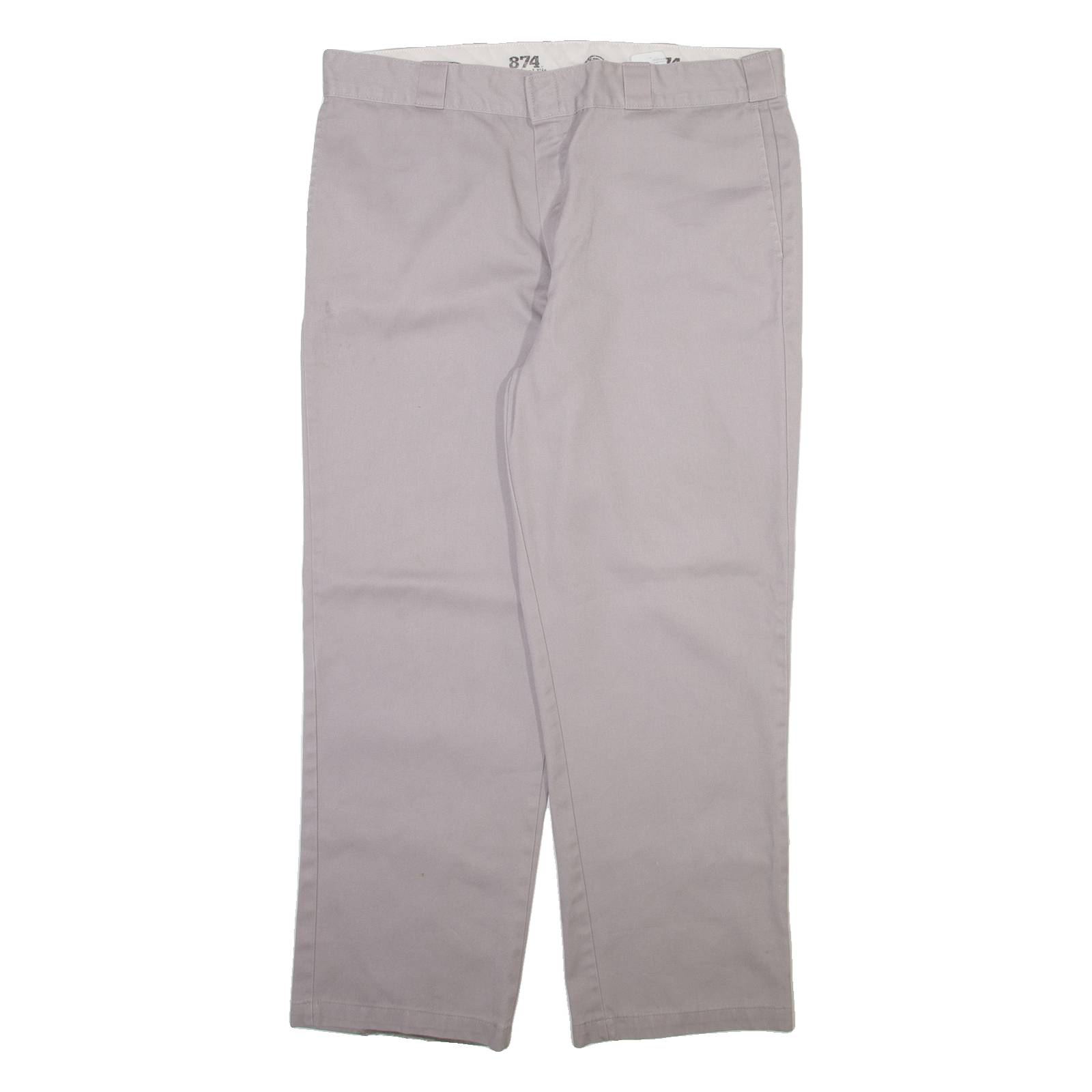 DICKIES 874 Workwear Mens Trousers Grey Regular Straight W40 L30