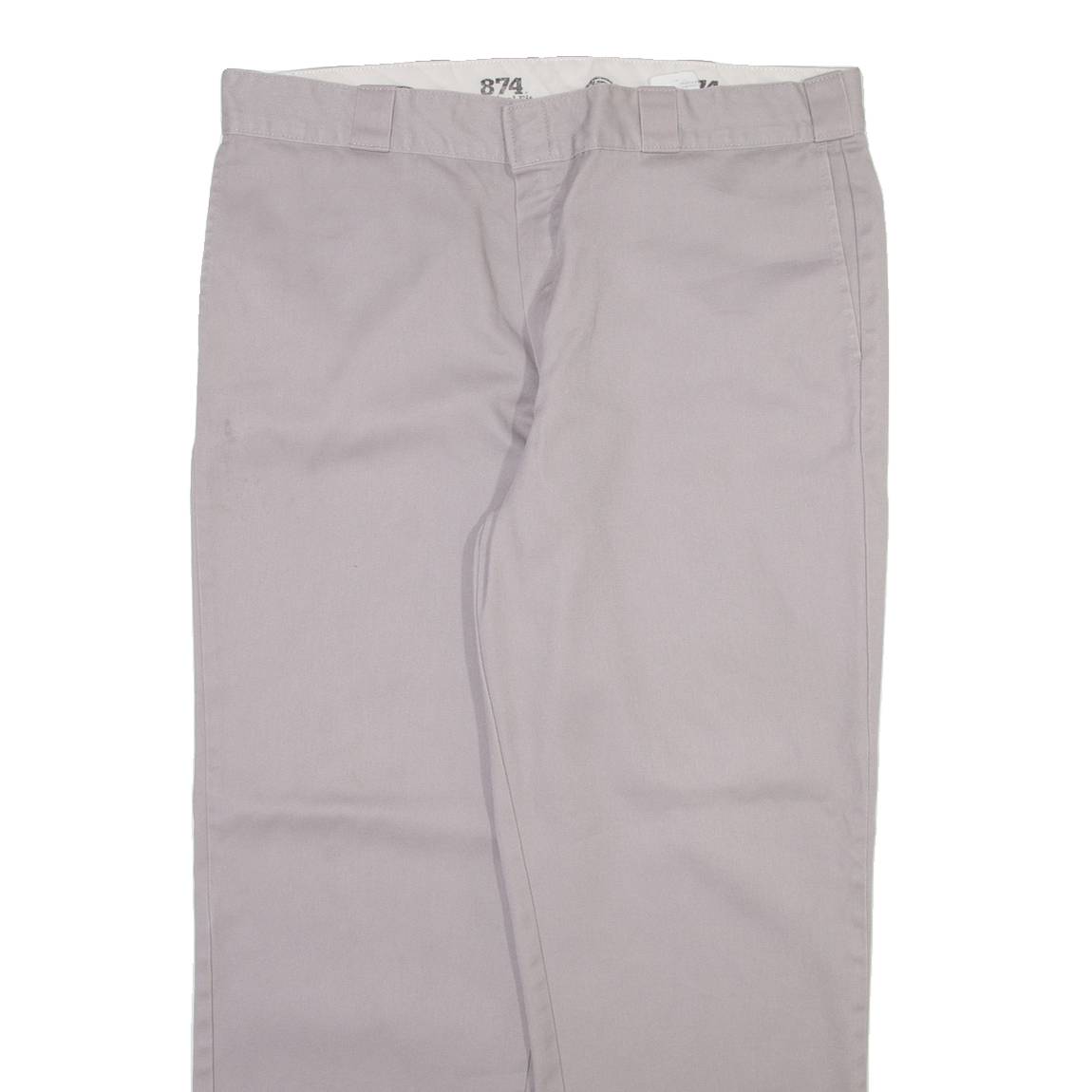 DICKIES 874 Workwear Mens Trousers Grey Regular Straight W40 L30