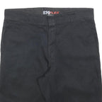 DICKIES Mens Black Casual Shorts L W36 Cotton Blend Relaxed Fit Workwear