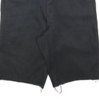 DICKIES Mens Black Casual Shorts L W36 Cotton Blend Relaxed Fit Workwear
