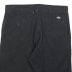 DICKIES Mens Black Casual Shorts L W36 Cotton Blend Relaxed Fit Workwear