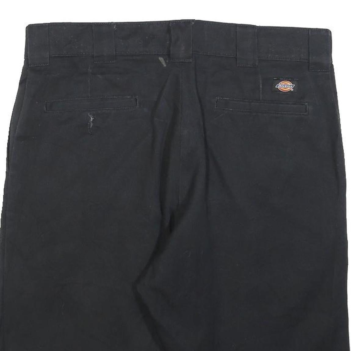 DICKIES Mens Black Casual Shorts L W36 Cotton Blend Relaxed Fit Workwear