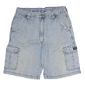 WRANGLER Mens Shorts Blue Cargo Cotton M W34 Casual Pockets