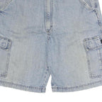 WRANGLER Mens Shorts Blue Cargo Cotton M W34 Casual Pockets