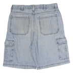 WRANGLER Mens Shorts Blue Cargo Cotton M W34 Casual Pockets