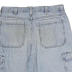 WRANGLER Mens Shorts Blue Cargo Cotton M W34 Casual Pockets
