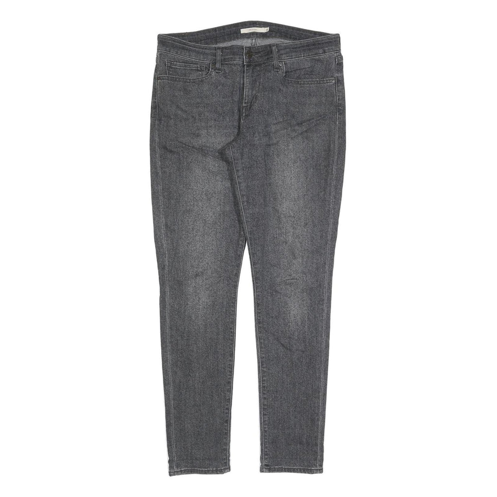 LEVI'S 711 Womens Slim Skinny Denim Dark Wash W31 L32 Stretch Jeans